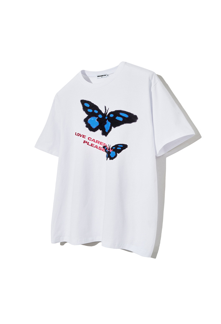 LOVE BUTTERFLY T-SHIRTS WHITE